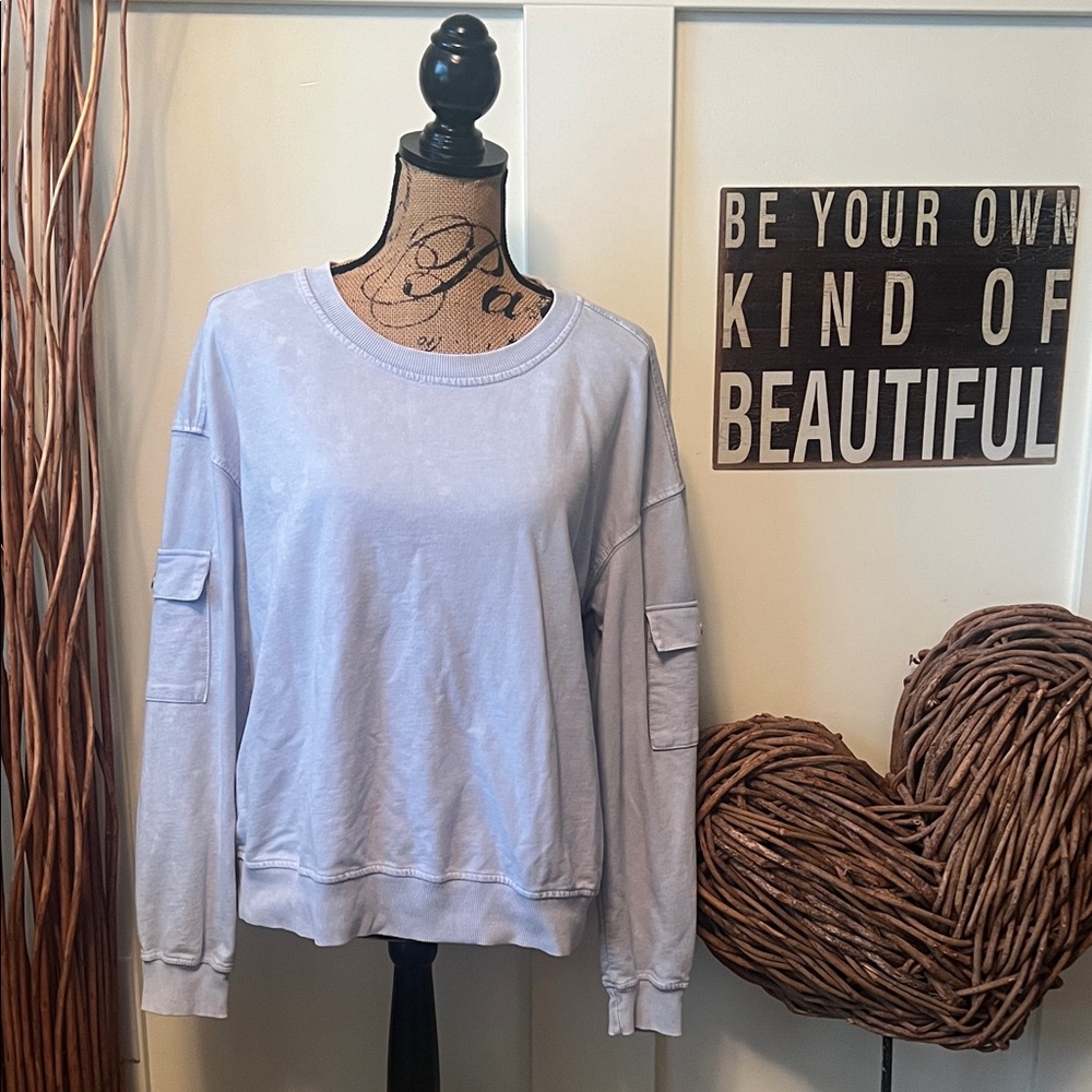 Jane and Delancey Soft Lavender Sweatshirt